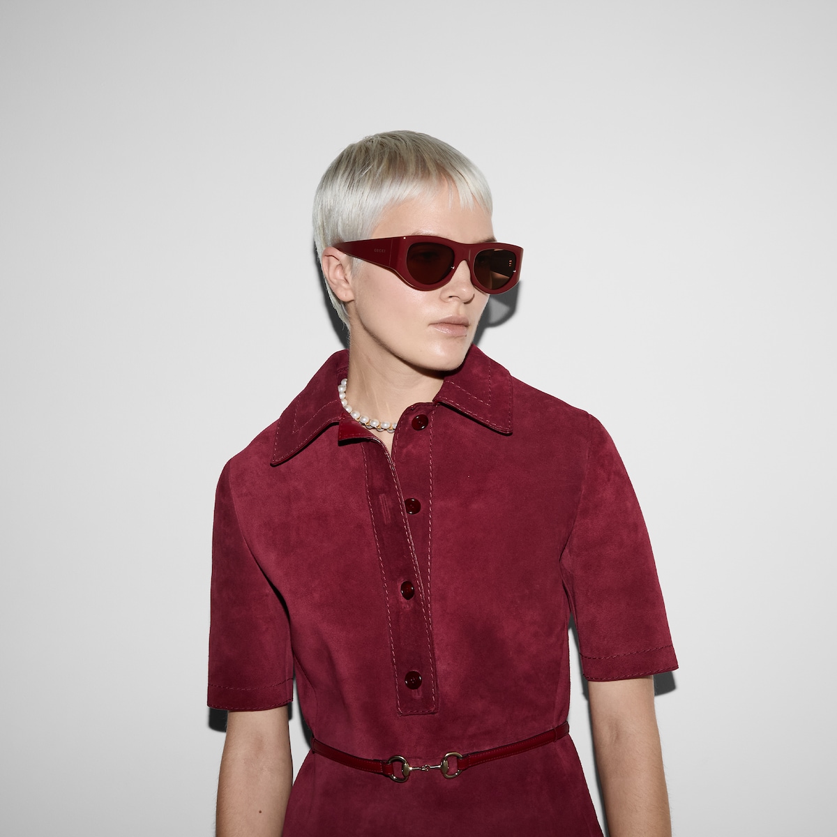 Rectangular-frame sunglasses - Image 3